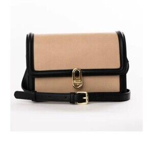 Jules Kae Mia handbag in the blush lizard/black vegan leather material NEW